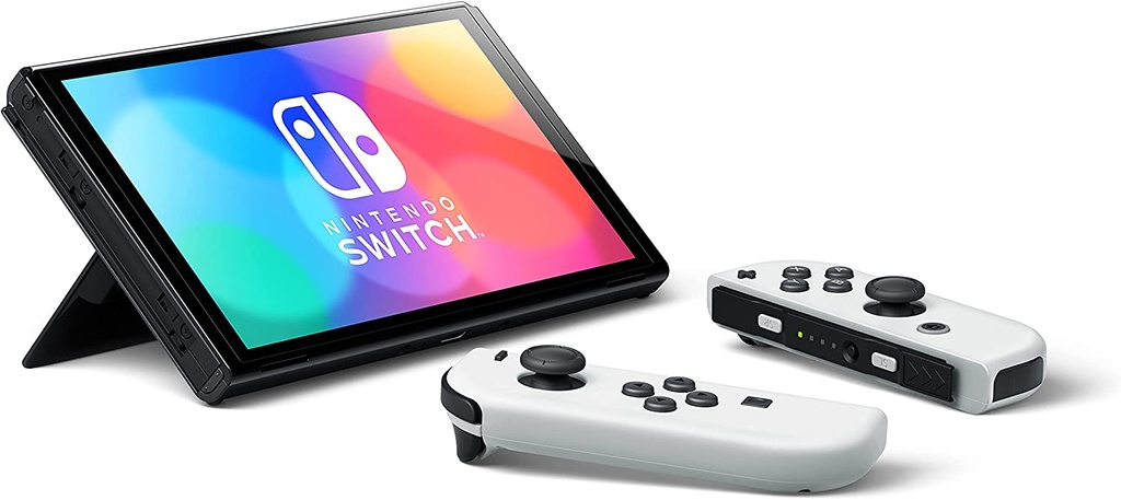 Nintendo Switch – OLED Model w/ White Joy-Con
