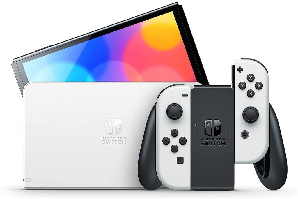 Nintendo Switch OLED White Joy-Con + Pokémon Shining Pearl Bundle