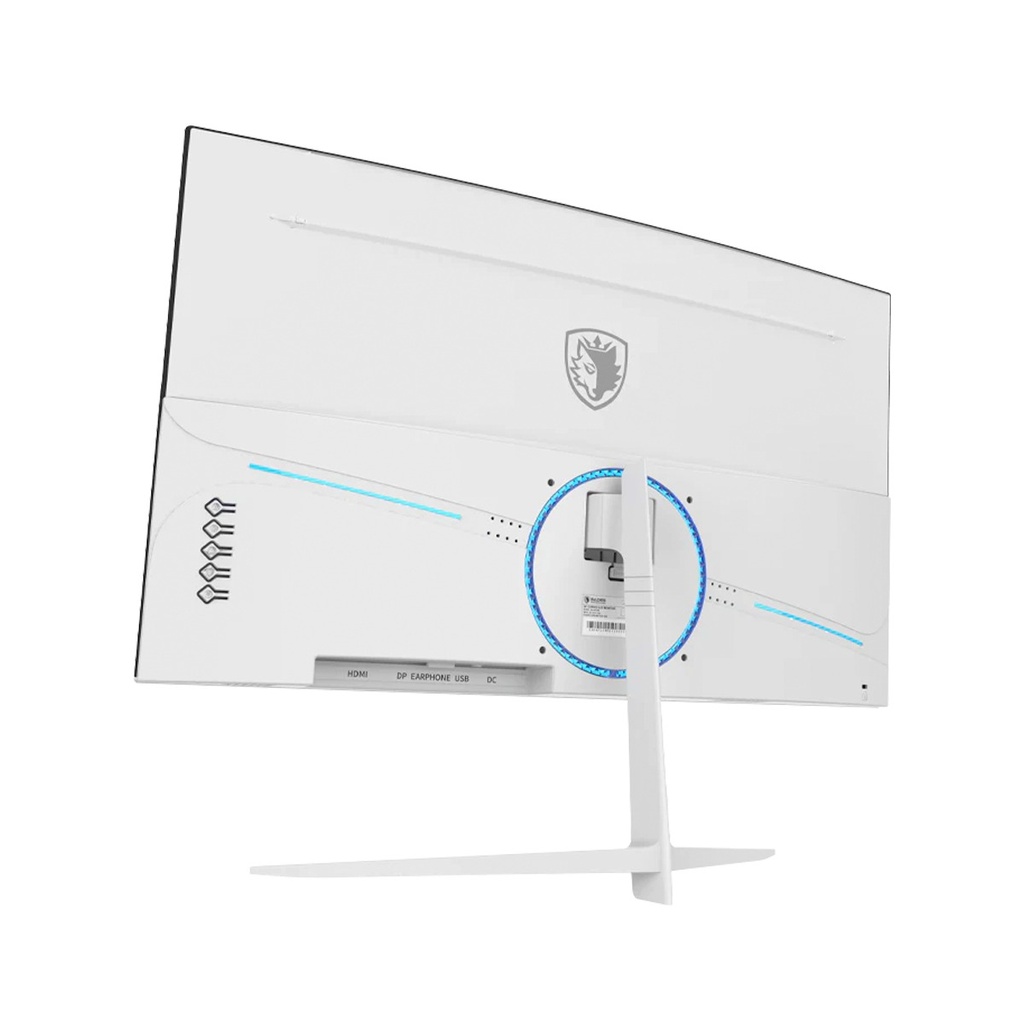 Sades NC-Pelagia 24" VA Panel FHD 200Hz, 0.5ms, HDMI 2.1 Curved Gaming Monitor -White