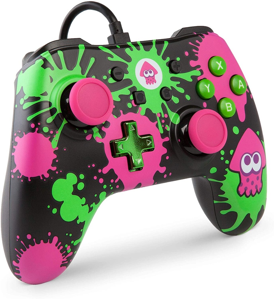 PowerA Enhanced Wired Controller for Nintendo Switch – Splatoon 2