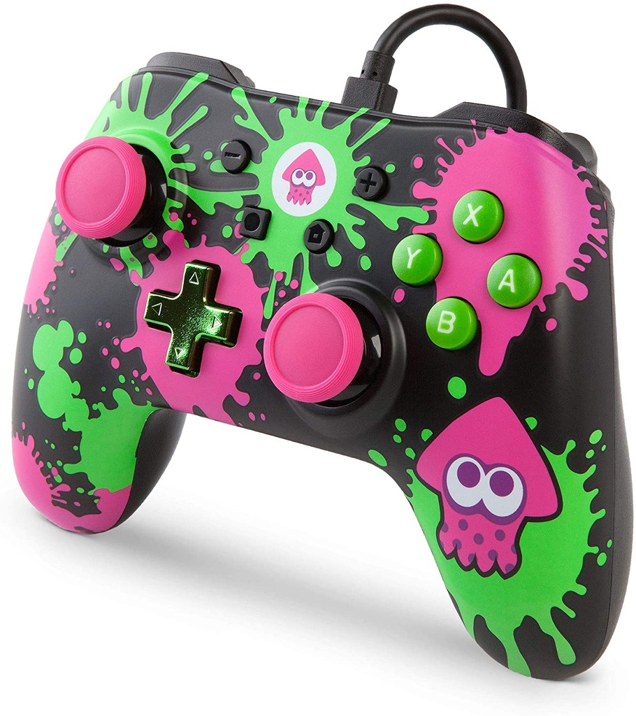 PowerA Enhanced Wired Controller for Nintendo Switch – Splatoon 2