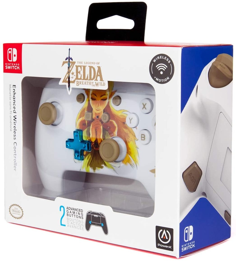 PowerA Enhanced Wireless Controller for Nintendo Switch - Princess Zelda
