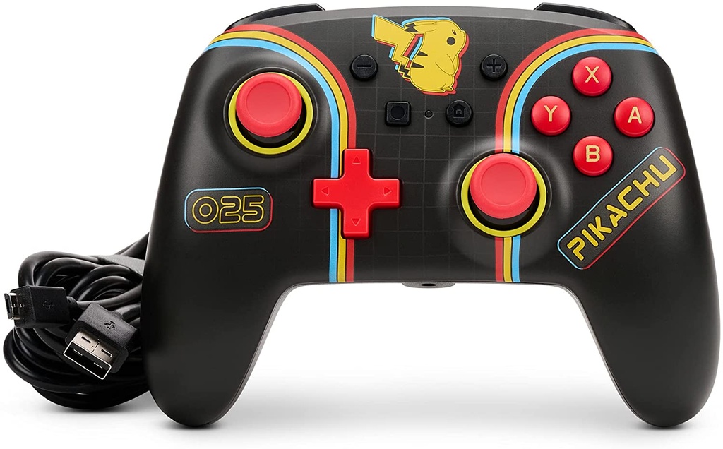PowerA Pokémon Enhanced Wired Controller for Nintendo Switch – Pikachu Arcade