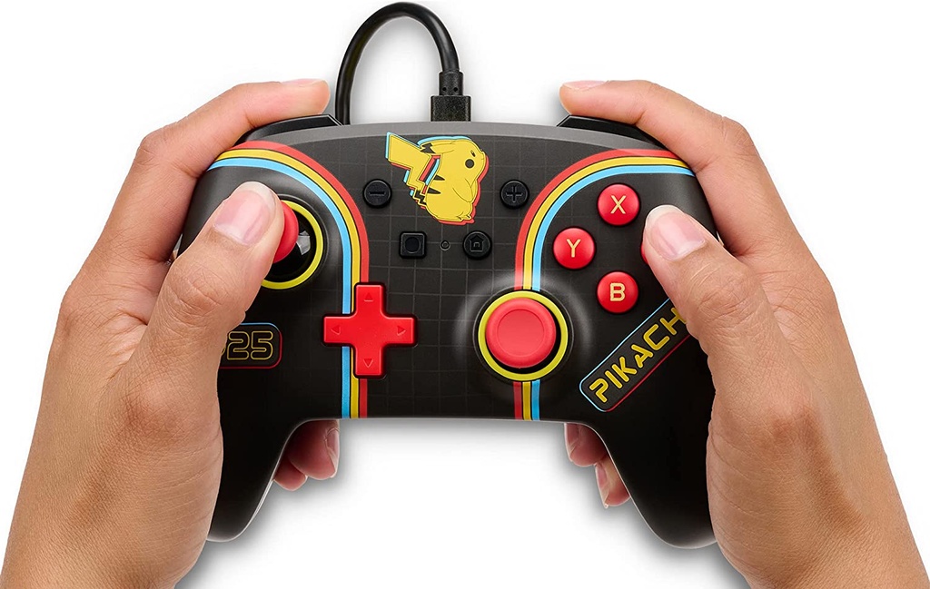 PowerA Pokémon Enhanced Wired Controller for Nintendo Switch – Pikachu Arcade