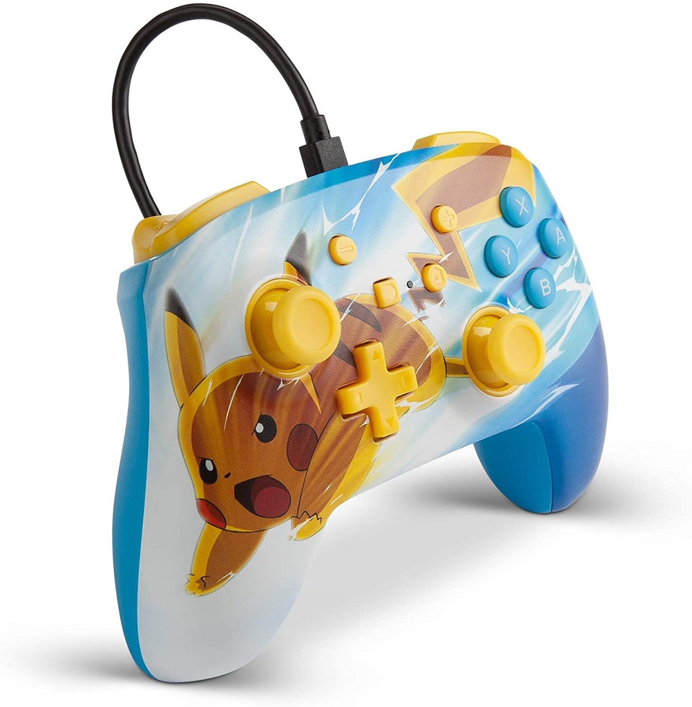 PowerA Pokémon Enhanced Wired Controller for Nintendo Switch – Pikachu Charge