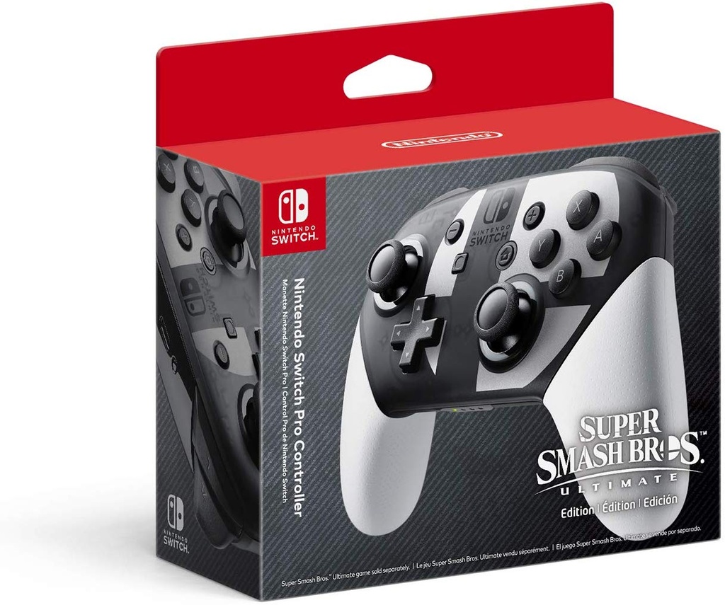 Super Smash Bros Ultimate Edition Nintendo Switch Pro Controller