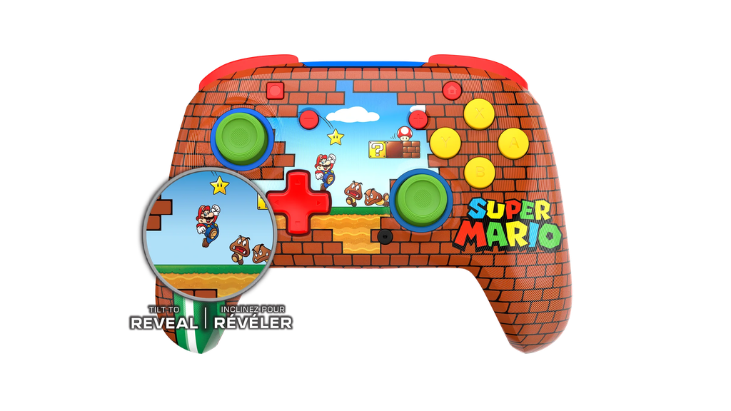 Turtle Beach Rematch Mario Bricks Reveal Wireless Controller For Nintendo Switch