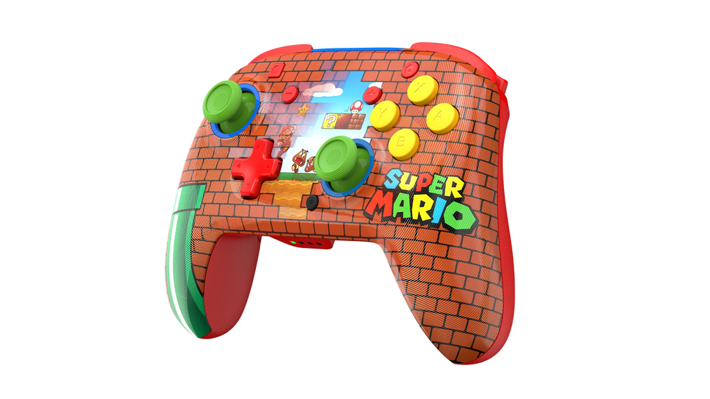 Turtle Beach Rematch Mario Bricks Reveal Wireless Controller For Nintendo Switch