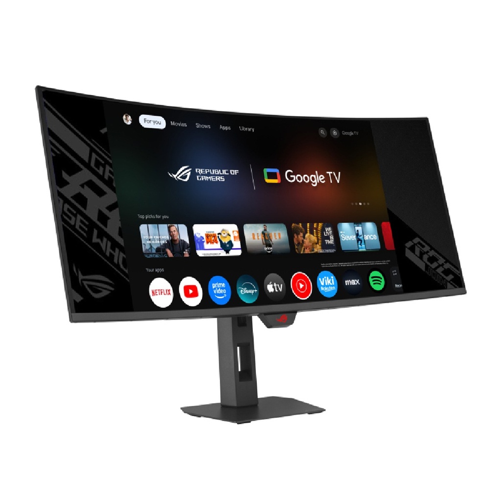 Asus Rog Strix XG34WCDMTG OLED 34" 240Hz, 0.03ms FreeSync & G-Sync Compatible, Android 14 Google TV, WiFi 6 Curved Gaming Monitor