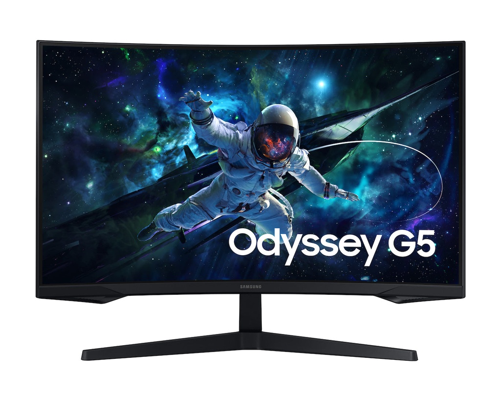 Samsung Odyssey G5 G55C 32" QHD(2560 x 1440), 165Hz Refresh Rate, 1Ms Response Time, Eye Saver Mode Curved Gaming Monitor - Black LS32CG552EMXUE