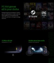 AOKZOE A1 Windows 11 Portable Pc Gaming Console ( 16 GB RAM , 512GB Memory ) - Quantum Blue