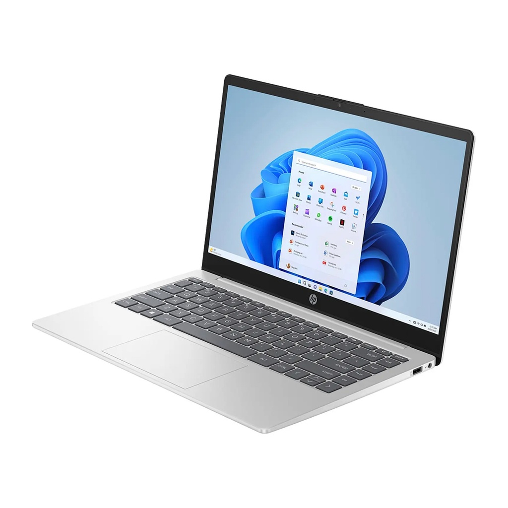 HP FHD Laptop (14-EM0020NE), AMD Ryzen 5-7520U Processor, 16GB DDR5 RAM, 512GB SSD, AMD Radeon Graphics, 14’’ Full HD IPS Display, Windows 11 Pro (License), Natural Silver | BF1N3EA