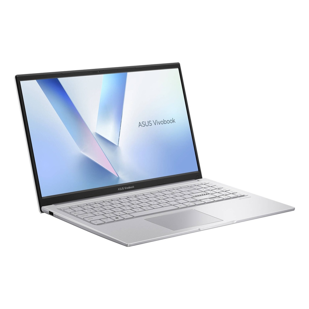 Asus Vivobook X1504VA-BQ4173 Laptop, Intel Core 7 Processor 150U, 8GB RAM, 512GB SSD, Intel Graphics, 15.6" FHD IPS 60Hz Display, English/Arabic Keyboard, Windows 11 Pro (License), Cool Silver | 90NB13Y2-M01TV0