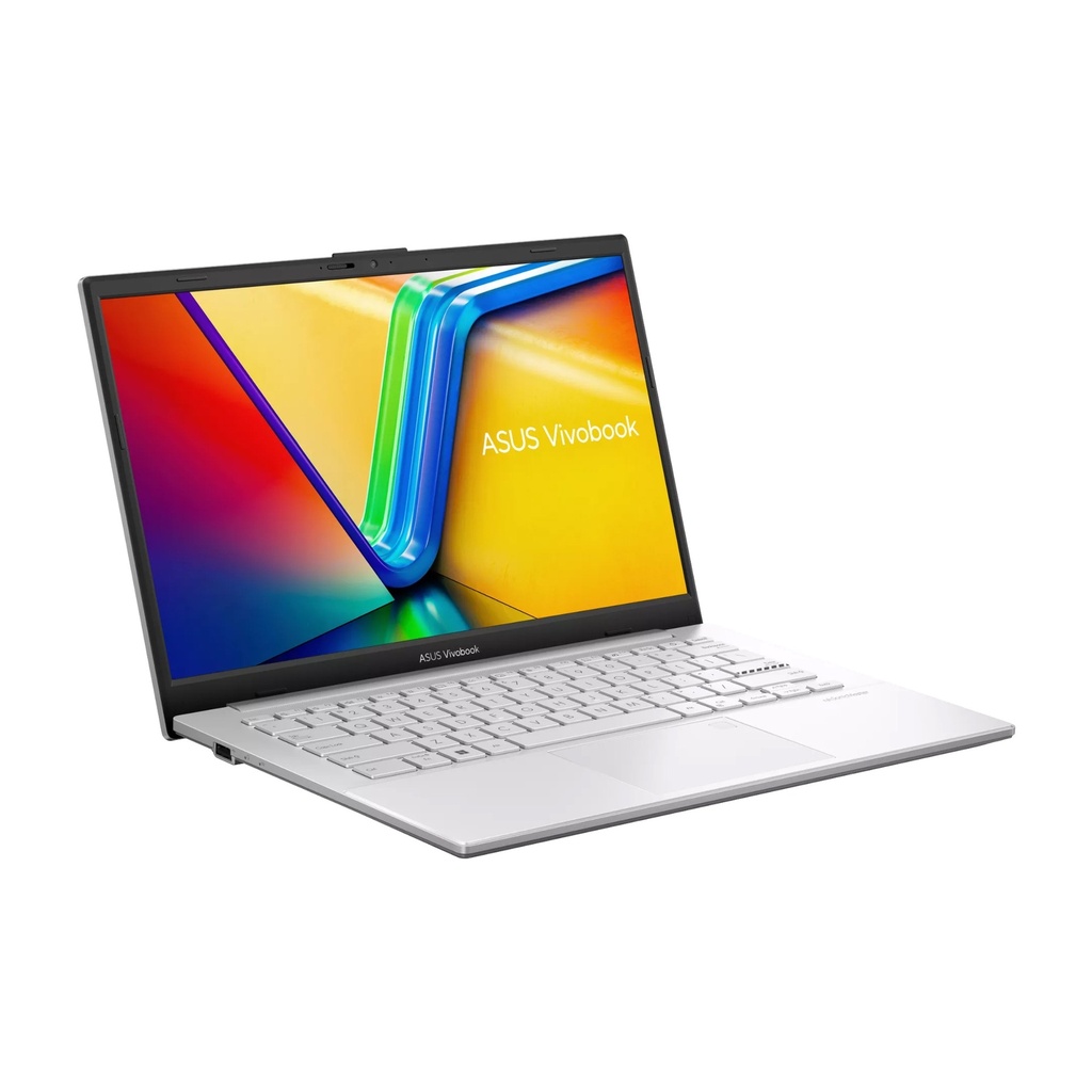 Asus VivoBook E1404FA, MD Ryzen R3-7320U Processor, 8GB RAM, 512GB SSD NVMe, AMD Radeon™ Graphics, 14" FHD Display, Backlit Chiclet Keyboard (Eng/Arb), Windows 11 Home, Cool Silver | 90NB0ZS1-M01FY0