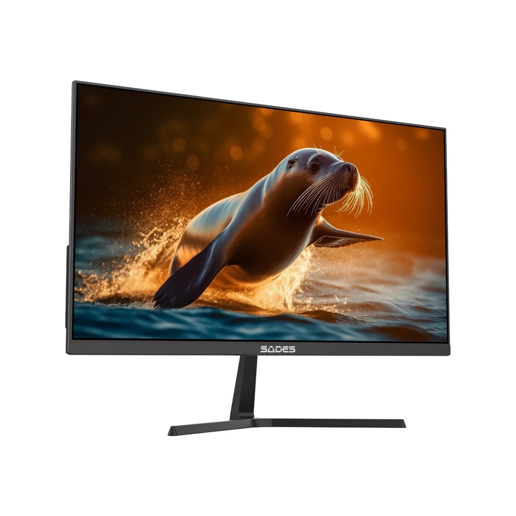 Sades AU-Sealion 24" FHD IPS Panel 240Hz 0.5ms Gaming Monitor With HDMI 2.1 FreeSync, Dynamic RGB Accent Lighting, Black | SA-F03F24