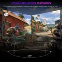 Gameon Pro Series 24" IPS Panel QHD 180Hz 0.5ms HDMI 2.1, With AMD FreeSync & Nvidia G-Sync Compatible Gaming Monitor