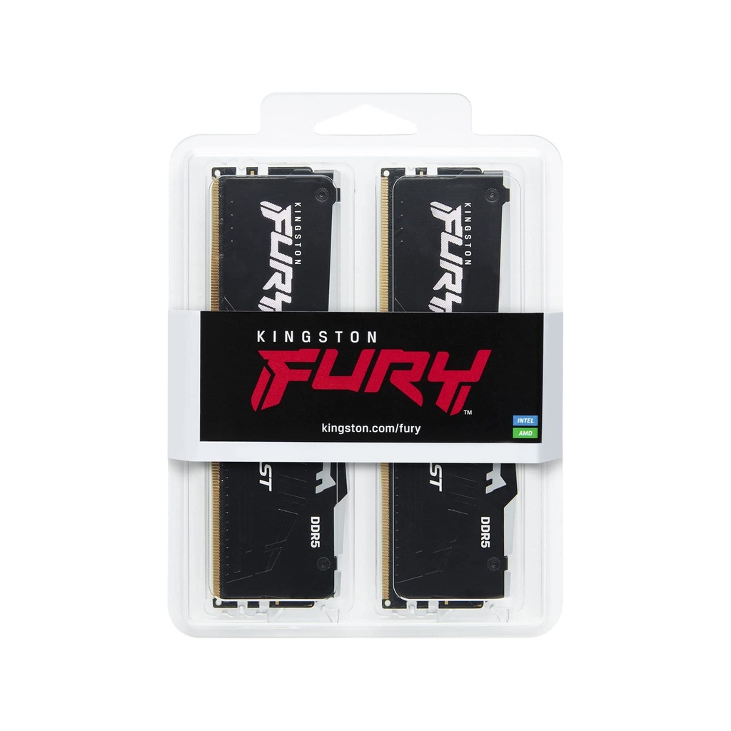 Kingston Fury Beast RGB 64GB (2x32GB) DDR5 5600MT/s CL40 Memory Kit