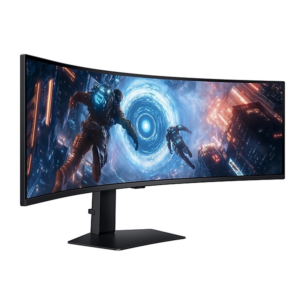 Samsung Odyssey G9 G91F 49" DQHD (5120 x 1440), VA Panel, 1ms(GTG), 144Hz, VESA DisplayHDR 600, AMD FreeSync Premium Pro, HDMI 2.1, Ergonomic Stand, 1000R Curved Gaming Monitor