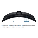 Samsung Odyssey G9 G91F 49" DQHD (5120 x 1440), VA Panel, 1ms(GTG), 144Hz, VESA DisplayHDR 600, AMD FreeSync Premium Pro, HDMI 2.1, Ergonomic Stand, 1000R Curved Gaming Monitor