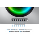 SAMSUNG G855D Odyssey G8 Smart Gaming Monitor, 34" OLED Display, UWQHD Resolution, 175Hz Refresh Rate, 0.03ms (GtG) Response Time, AMD FreeSync Premium Pro & G-Sync Technology, Silver | LS34DG852SMXUE