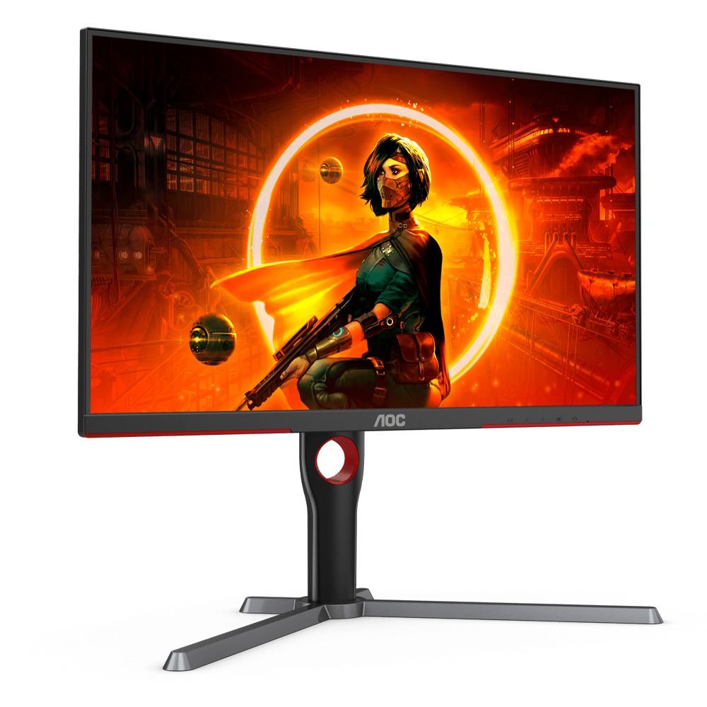 AOC UHD Gaming Monitor, 27’’ IPS Display Panel, 4K (3840 × 2160) Resolution, 160Hz Refresh Rate, 1ms Response Time, AdaptiveSync, DisplayHDR 400, HDMI 2.1 & Standard Ports | U27G3X/89