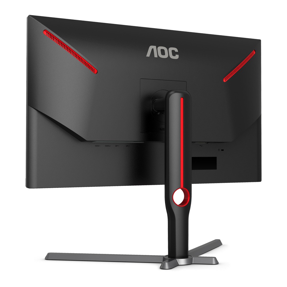 AOC UHD Gaming Monitor, 27’’ IPS Display Panel, 4K (3840 × 2160) Resolution, 160Hz Refresh Rate, 1ms Response Time, AdaptiveSync, DisplayHDR 400, HDMI 2.1 & Standard Ports | U27G3X/89