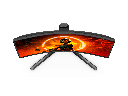 AOC CQ27G3Z 27 Inch 240Hz QHD 0.5ms HDMI 2.0 Curved Gaming Monitor - Black