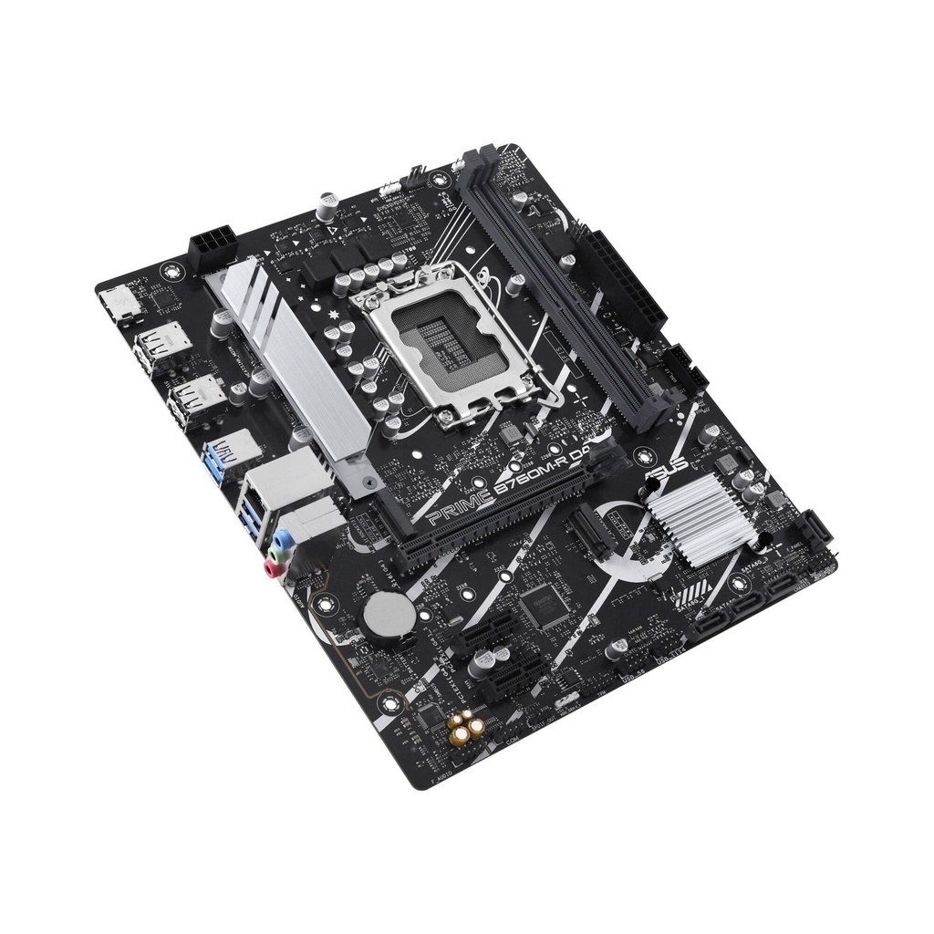 Asus Intel Prime B760M-R D4 LGA 1700 mATX Motherboard