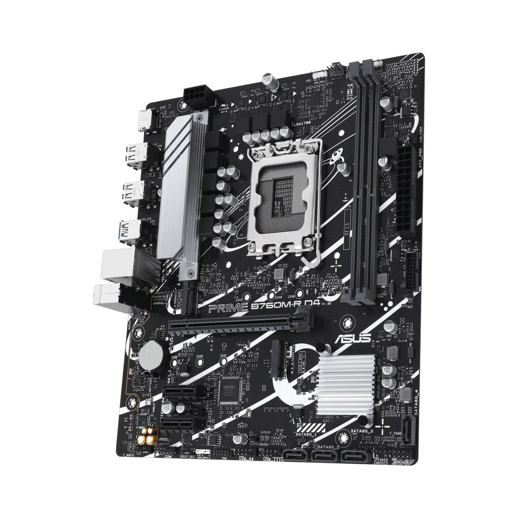 Asus Intel Prime B760M-R D4 LGA 1700 mATX Motherboard