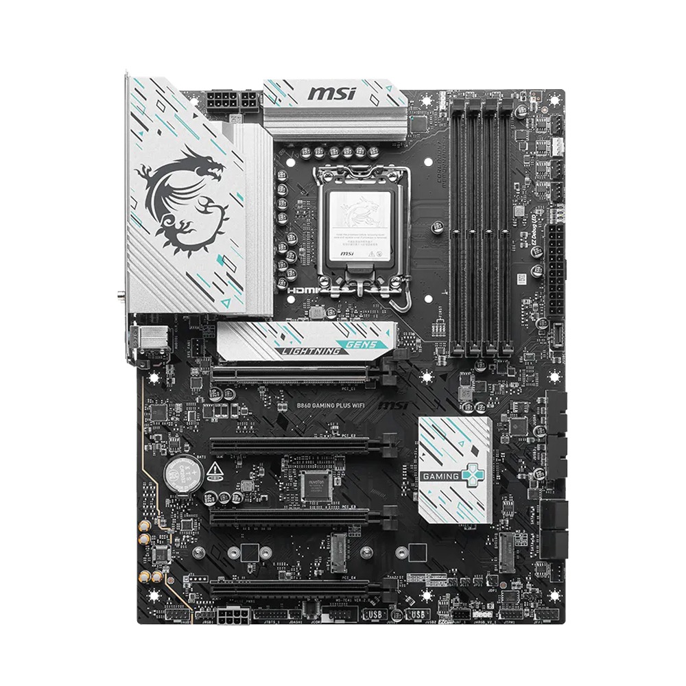 MSI Intel B860 Gaming PLUS WIFI DDR5 Motherboard
