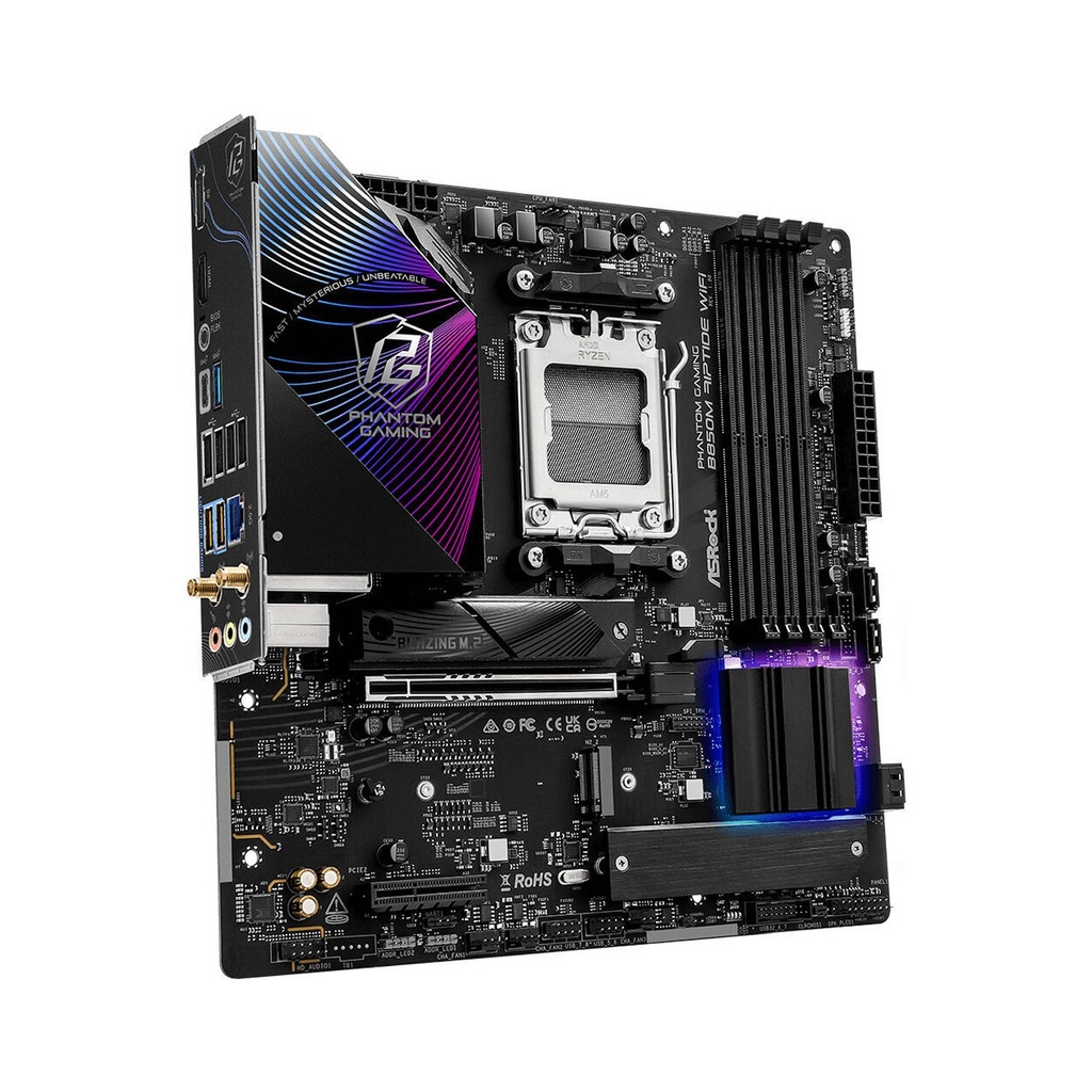 Asrock AMD B850M Riptide WiFi DDR5 Phantom Gaming Motherboard