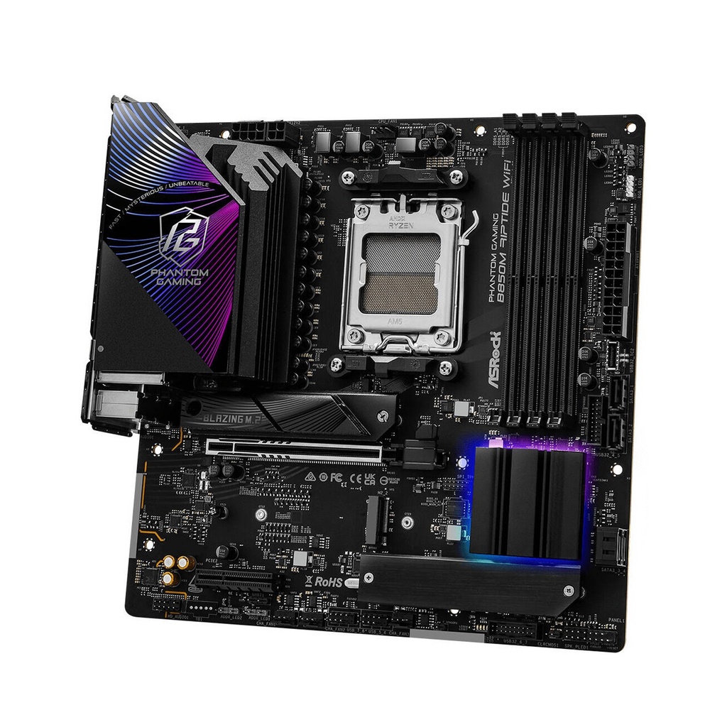 Asrock AMD B850M Riptide WiFi DDR5 Phantom Gaming Motherboard