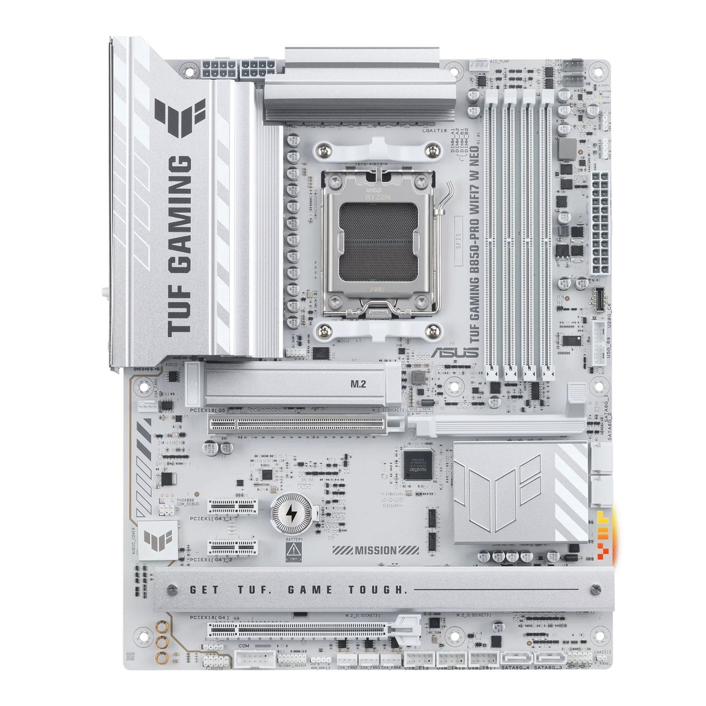 Asus TUF Gaming B850-Pro Wifi7 Neo ATX Socket AM5 Motherboard ATX Socket AM5 - White