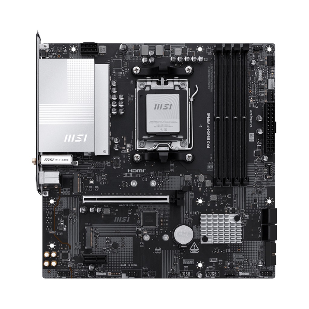 MSI AMD PRO B840M-P WIFI6E DDR5 MotherBoard