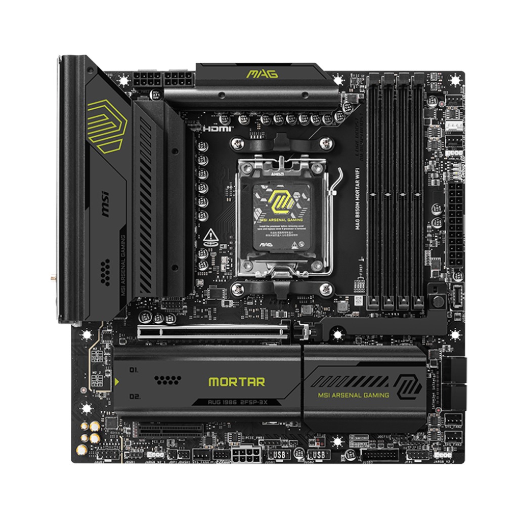 MSI AMD MAG B850M Mortar WIFI DDR5 Gaming MotherBoard