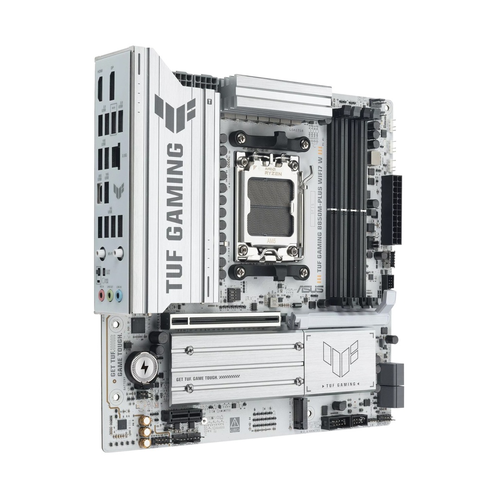Asus AMD TUF Gaming B850M-PLUS WIFI7 Motherboard - White