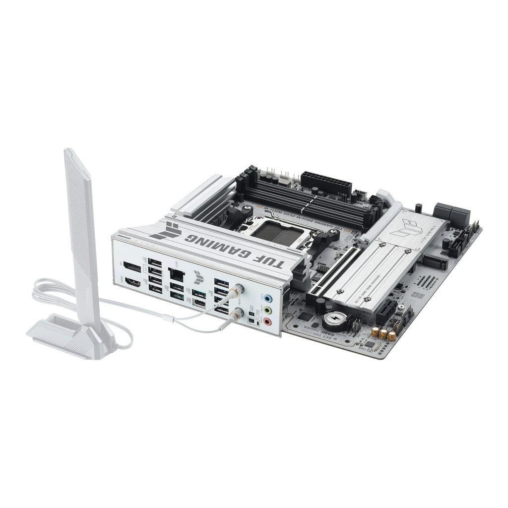 Asus AMD TUF Gaming B850M-PLUS WIFI7 Motherboard - White