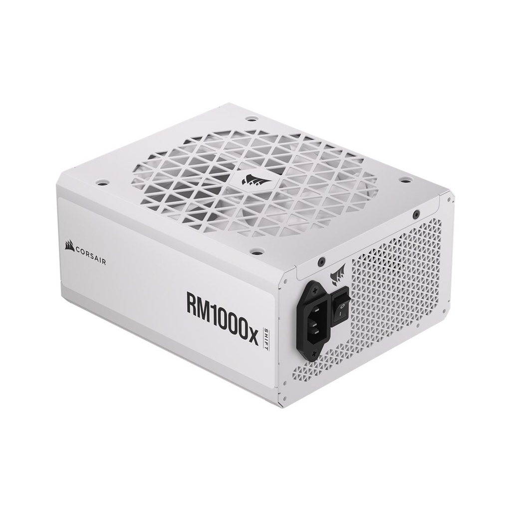 Corsair RMx Shift Series RM1000x 80PLUS GOLD Fully Modular 1000W ATX 3.0 PCIe 5.0 Power Supply - White