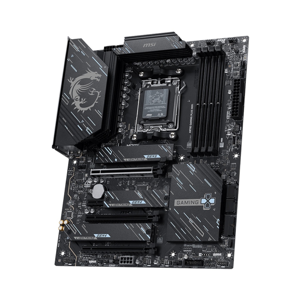 MSI X870E GAMING PLUS WIFI – ATX AM5 DDR5 Motherboard with WiFi 7, 5G LAN & PCIe 5.0 | 911-7E70-001