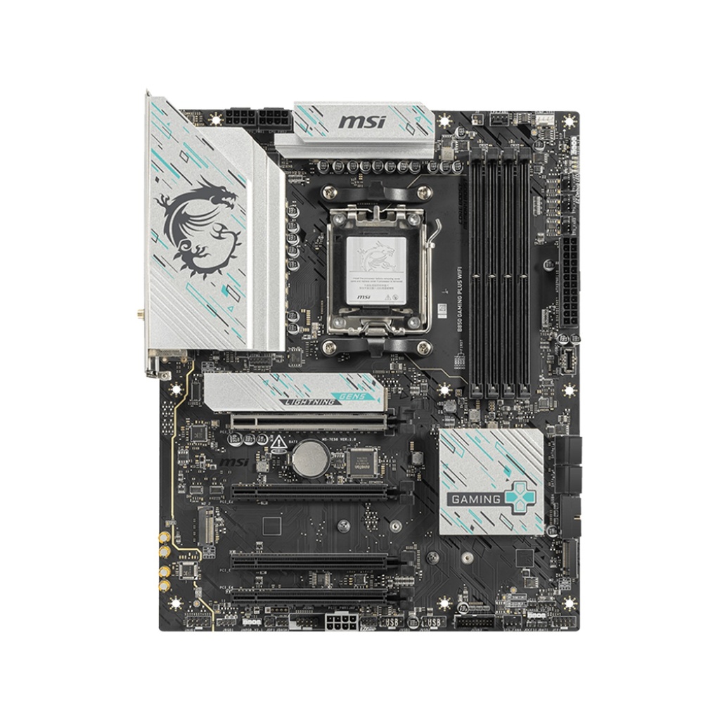 MSI B850 GAMING PLUS WIFI – ATX AM5 DDR5 Motherboard with PCIe 5.0, WiFi 7 & 5G LAN | 911-7E56-014