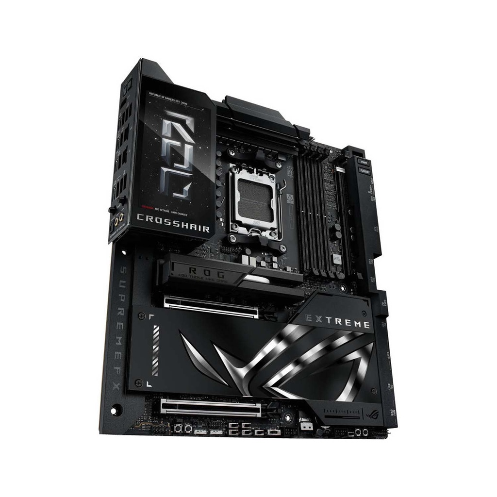 ASUS ROG Crosshair X870E Extreme AM5 E-ATX Motherboard, AMD X870E Chipset, 4x DDR5 DIMM Slots, 256GB Max Memory, x2 PCIe 5.0 x16 slots, 5 x M.2 Slots | 90MB1LB0-M0EAY0