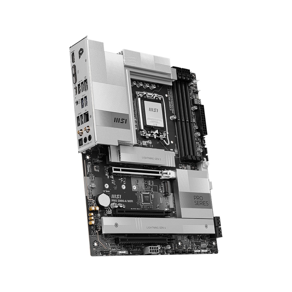 MSI Pro Z890-A Wi-Fi ATX Gaming Motherboard, LGA 1851 Socket, DDR5 Memory Supports