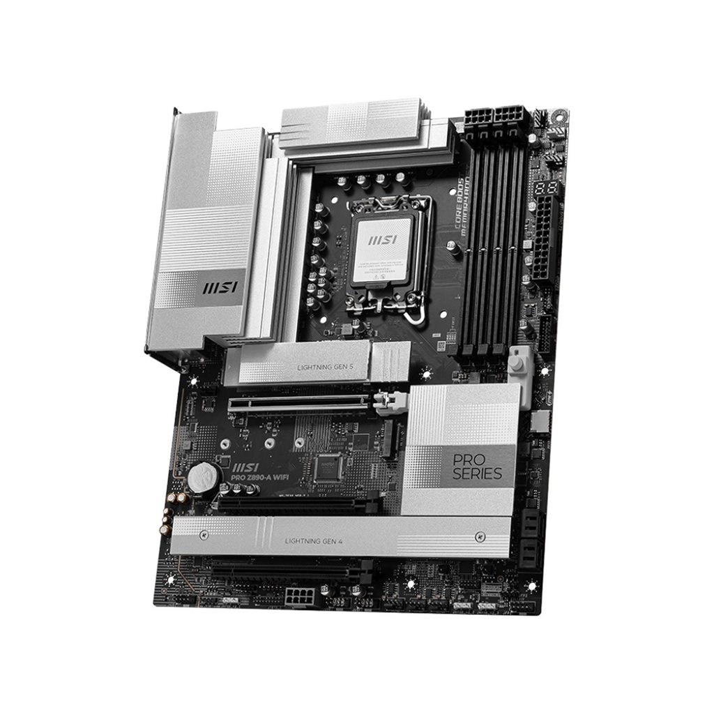 MSI Pro Z890-A Wi-Fi ATX Gaming Motherboard, LGA 1851 Socket, DDR5 Memory Supports