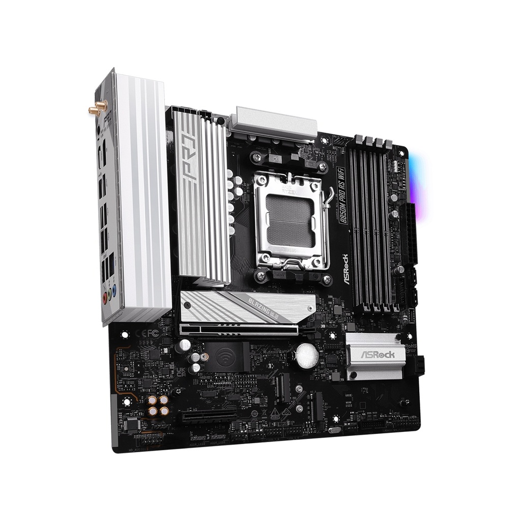 Asrock Pro Series B850M Pro RS Wifi PCIe 5.0 Gaming MotherBoard