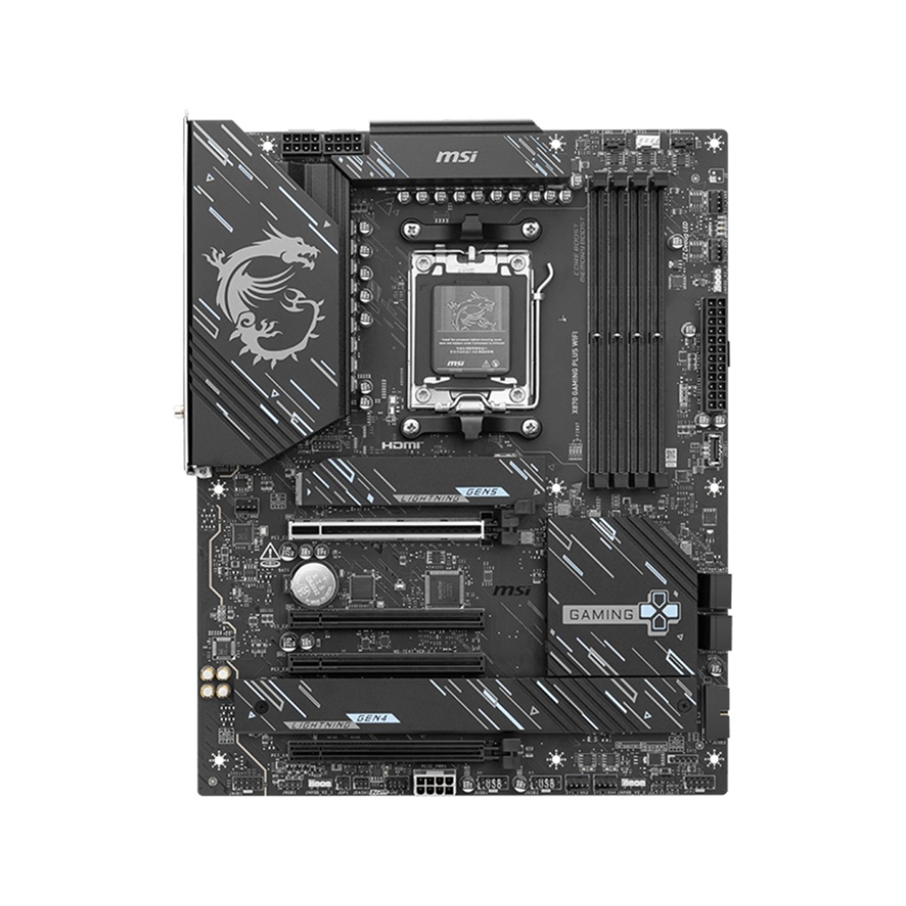 MSI X870 Gaming Plus Wifi7/Bluetooth 5.4, Ready For Ai PC, AM5 for AMD Ryzen Gaming MotherBoard
