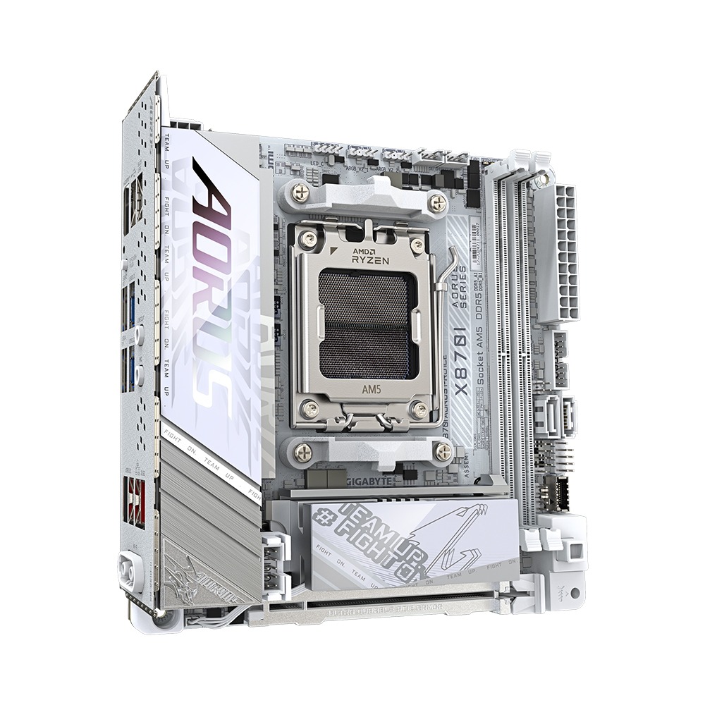 GigaByte X870I Aorus Pro Ice Wifi7 AMD Ryzen DDR5 Gaming Motherboard
