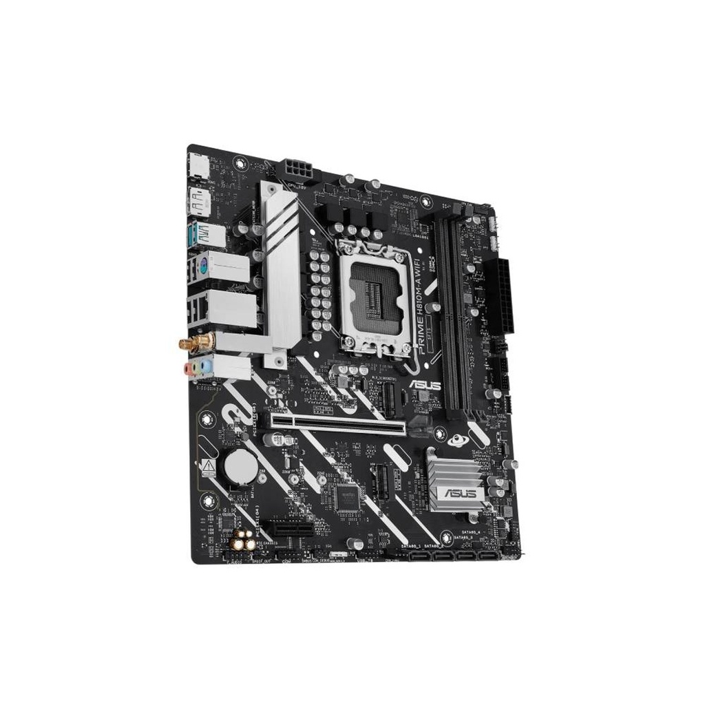 Asus Prime Intel Core Ultra H810M-A Wifi 6, Ai PC Ready DDR5 Gaming Motherboard