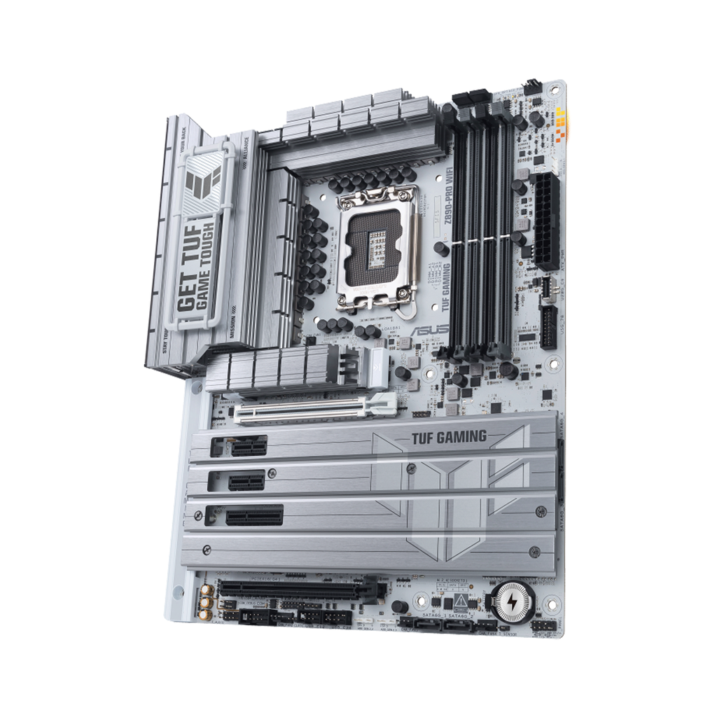 Asus TUF GAMING Z890-PRO WIFI 7, DDR5 ATX Motherboard - White