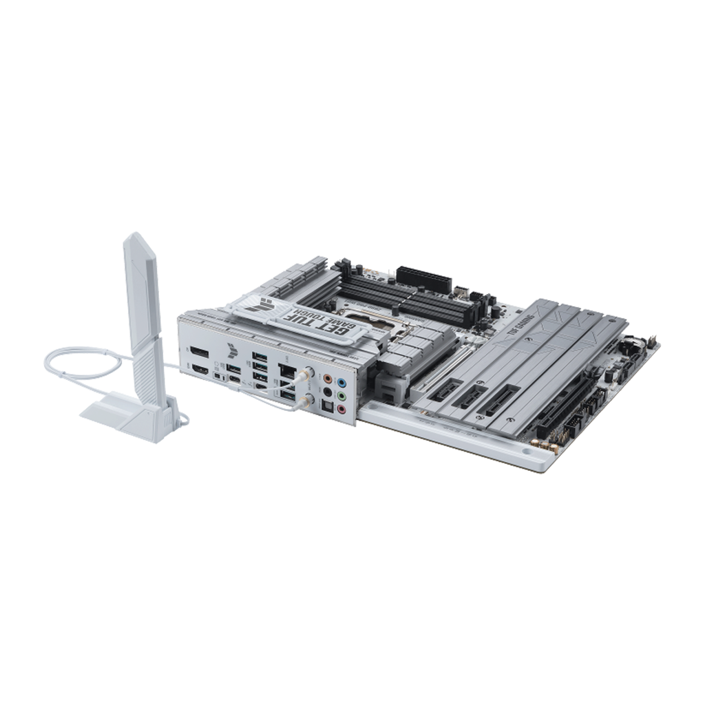 Asus TUF GAMING Z890-PRO WIFI 7, DDR5 ATX Motherboard - White