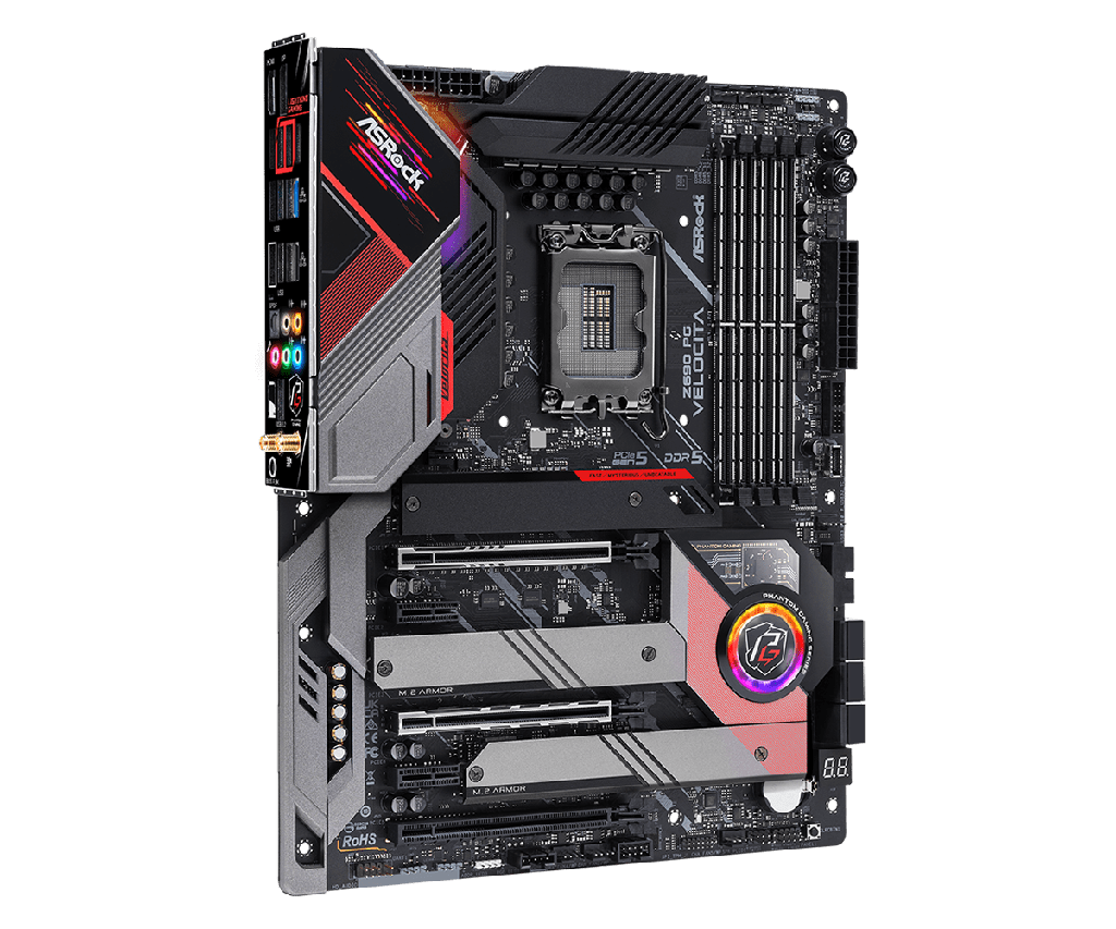 ASRock Intel Z690 PG Velocita DDR5 - Gaming Motherboard - Black